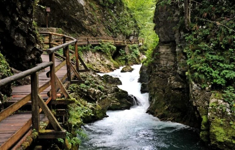 Gola di Vintgar — un sentiero nel bosco come in una favola
