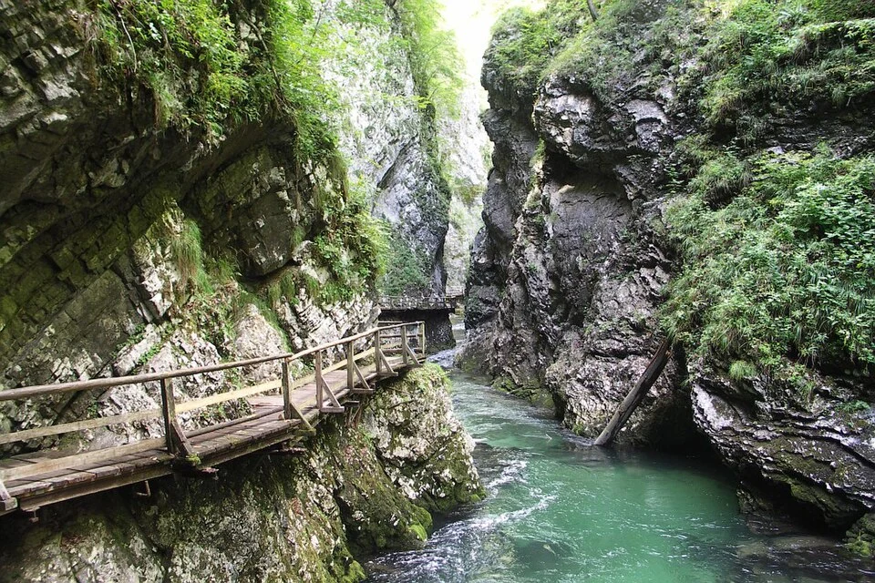 Gola di Vintgar — un sentiero nel bosco come in una favola