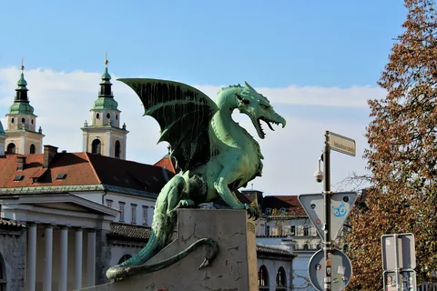 Ljubljana an einem Tag: Burg, Drachen und Plečnik