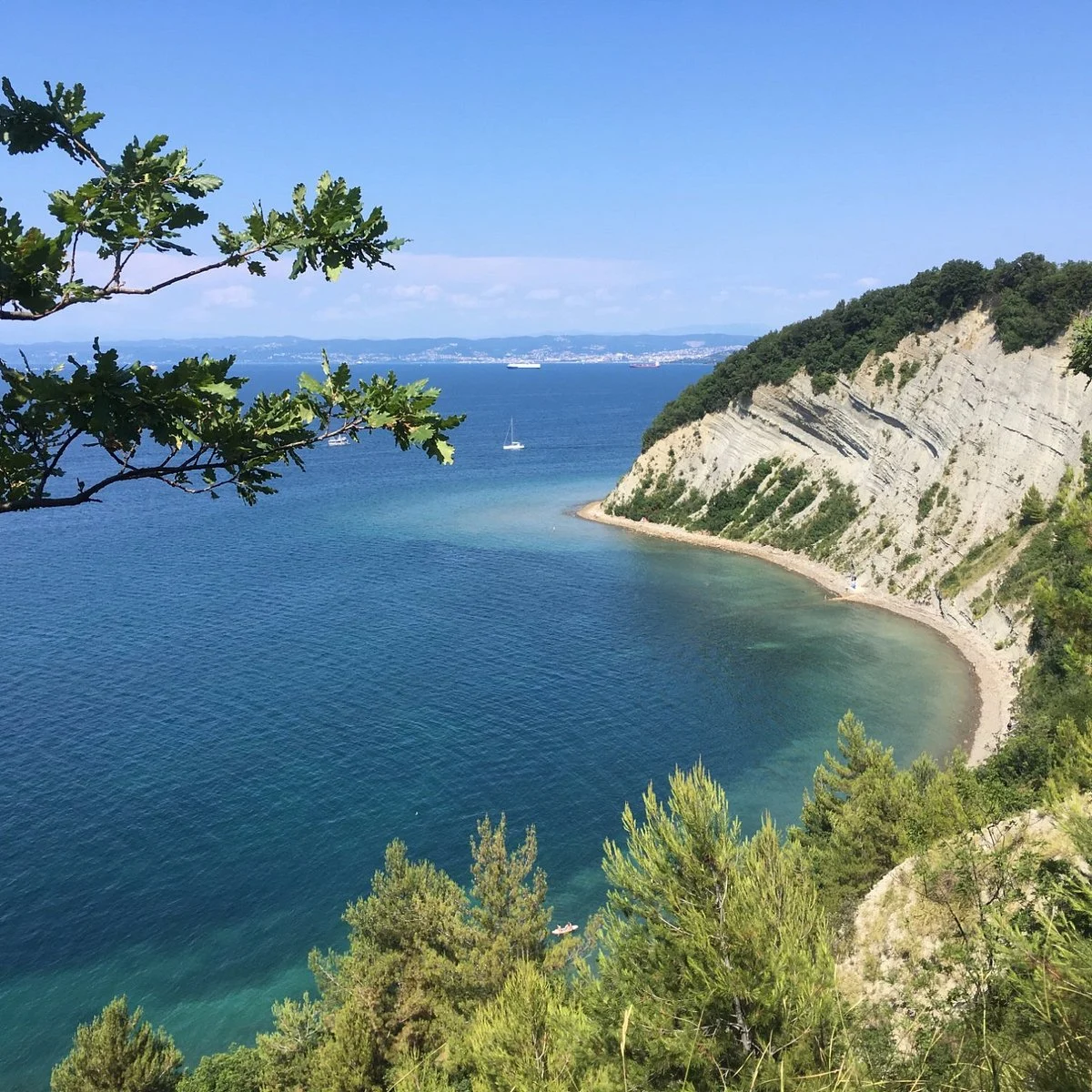 Strunjan — vill naturpark ved kysten