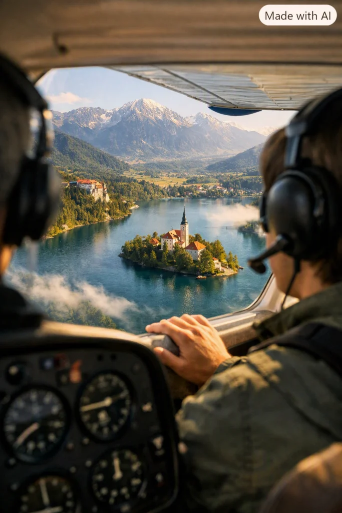 Sightseeingflytur over Bled