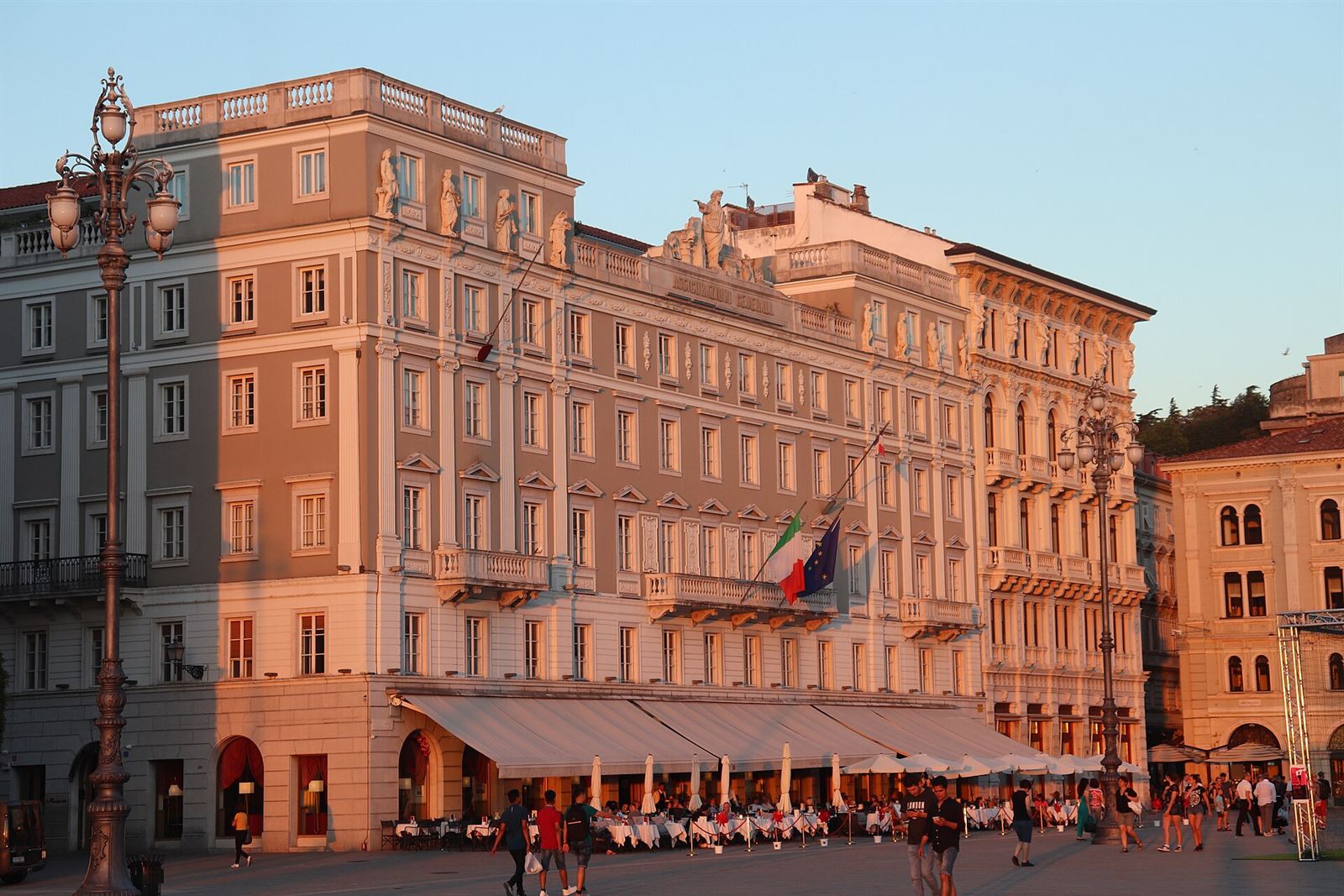 The square by the sea