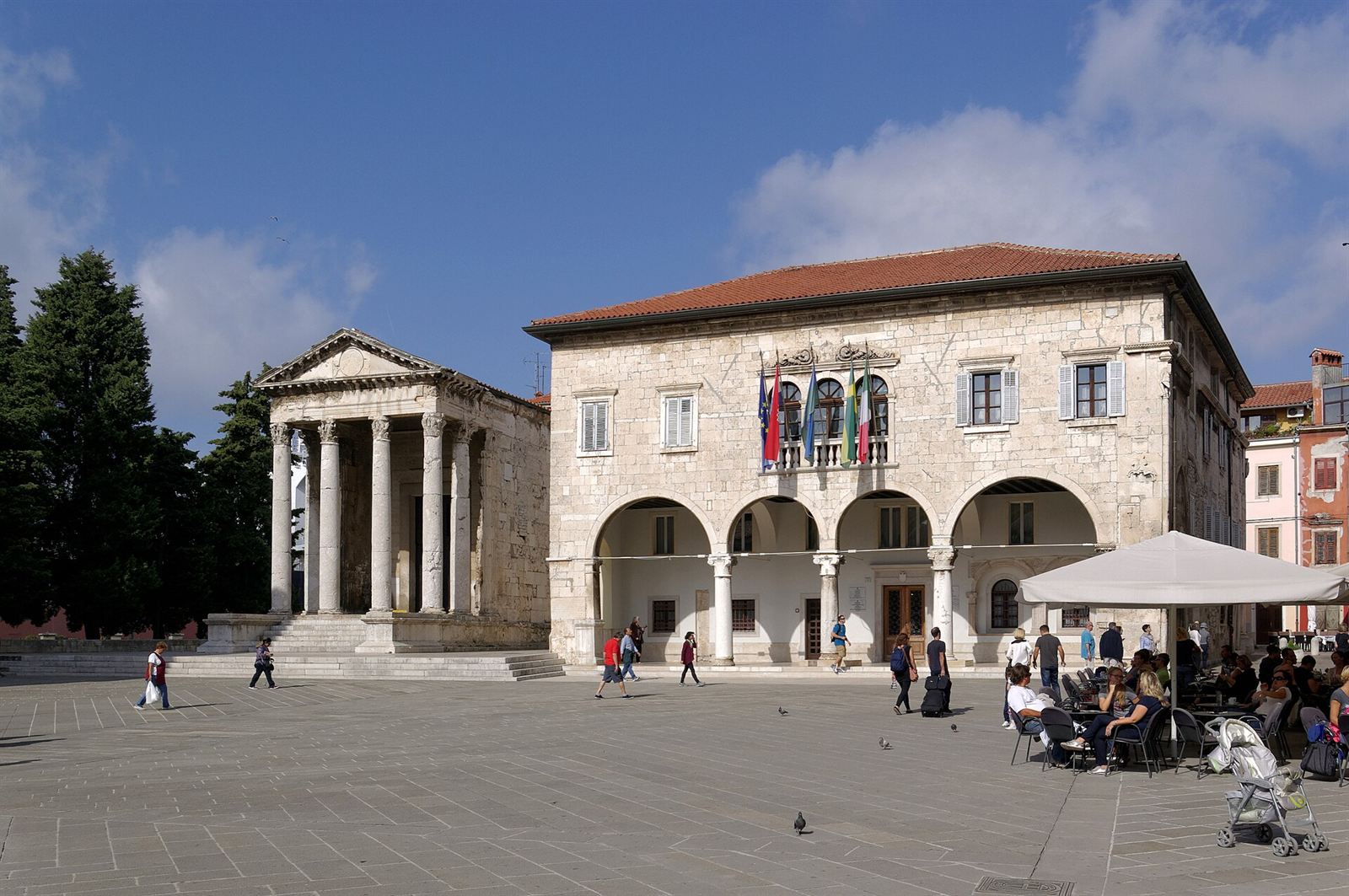 The Forum and the Temple of Augustus
