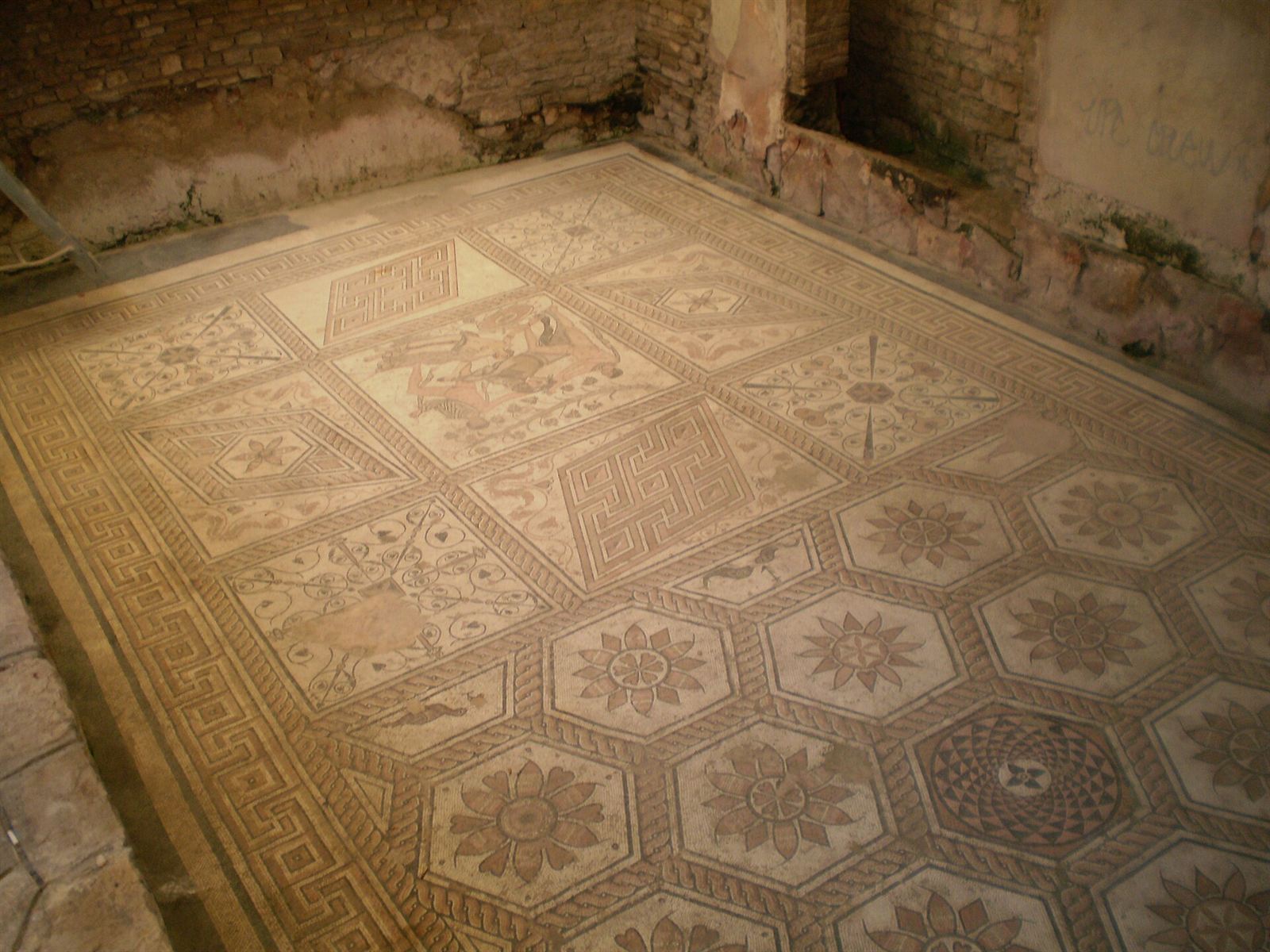 The “Punishment of Dirce” mosaic
