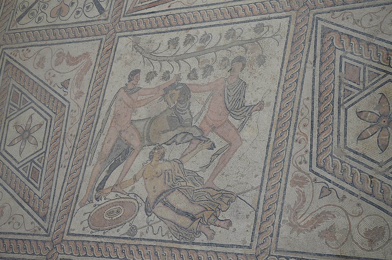 The “Punishment of Dirce” mosaic