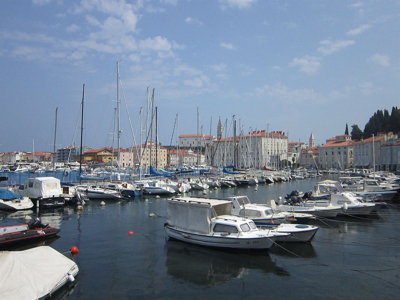 The fishing harbour