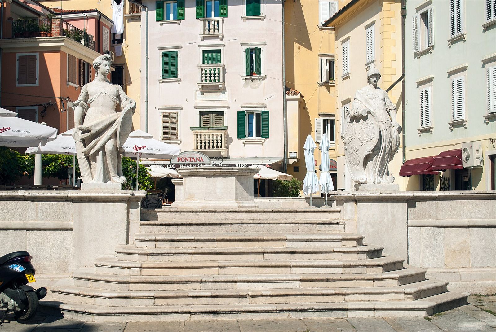 First of May Square and the cistern