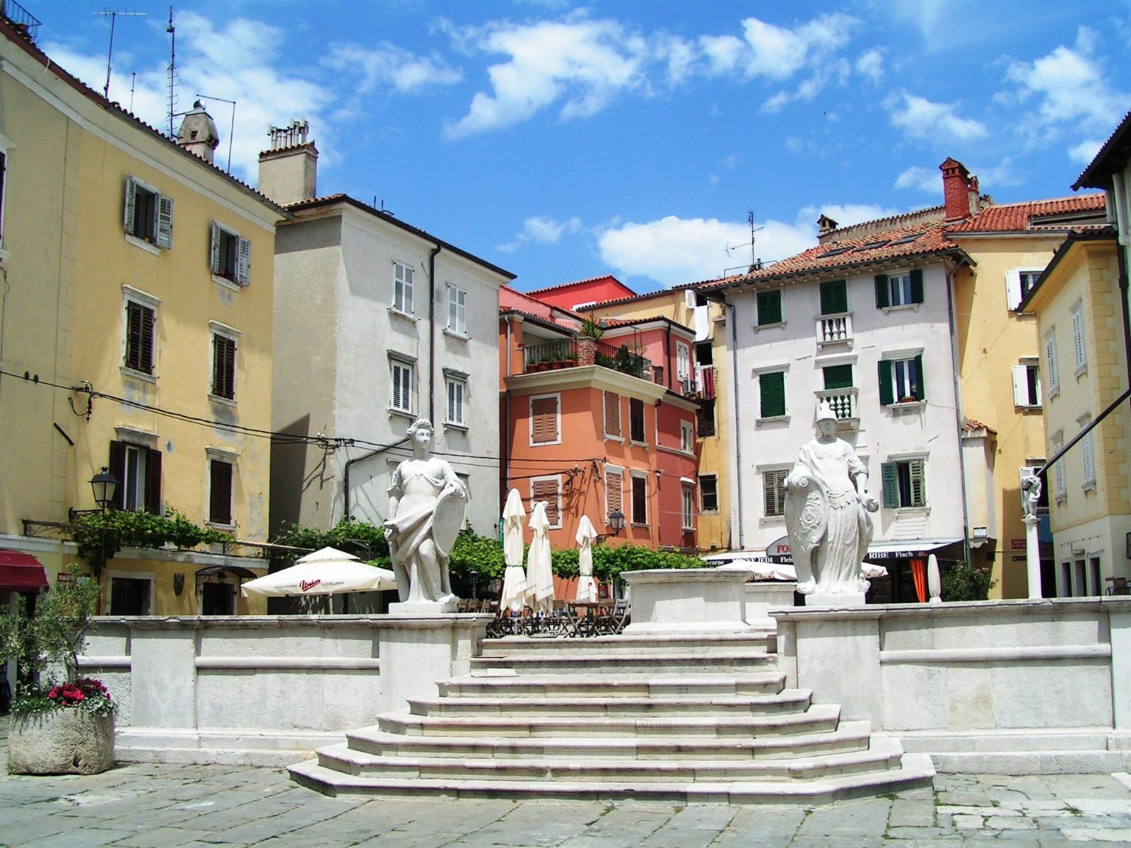 First of May Square and the cistern