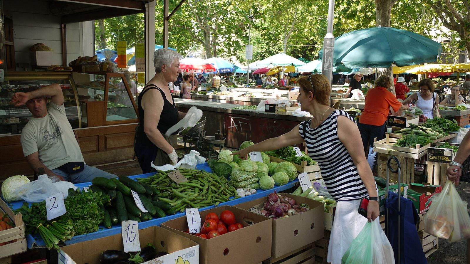 The Pazar green market
